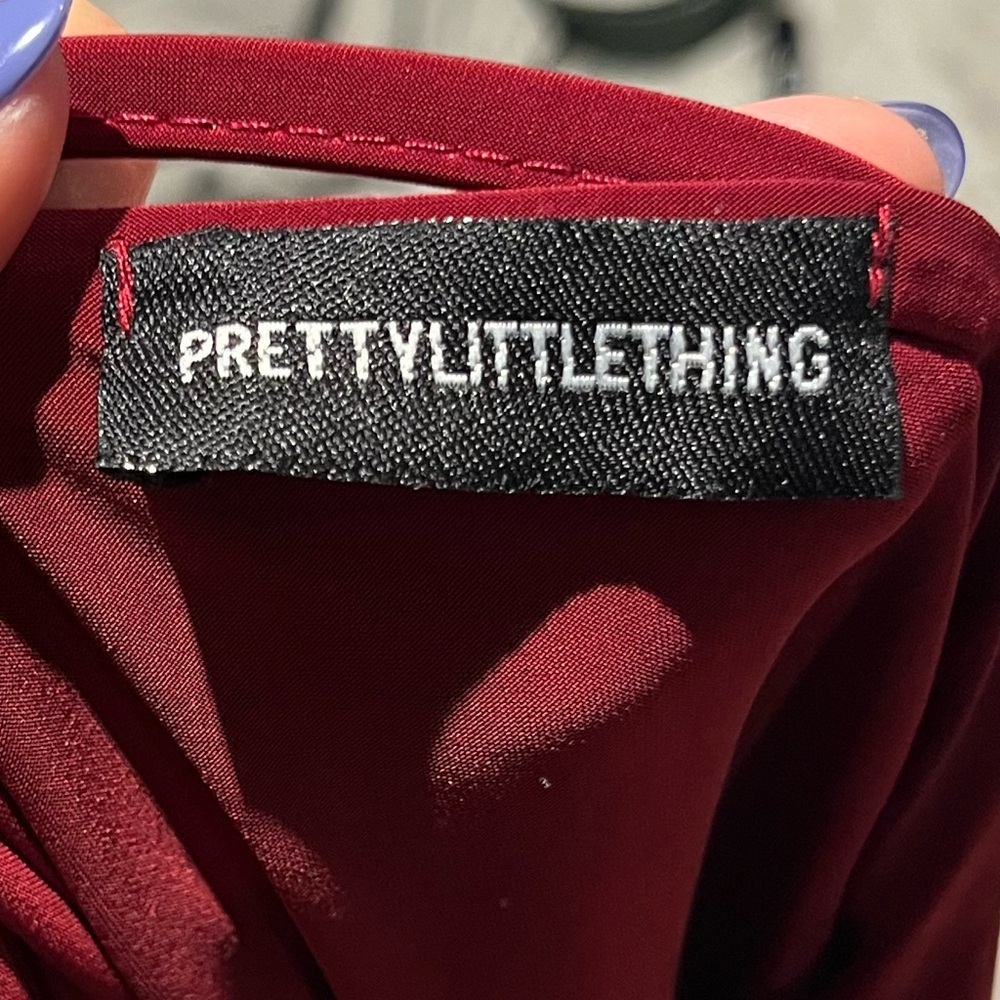 PRETTYLITTLETHING short red dress size 6 - Picture 4 of 5